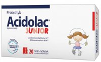 Acidolac Junior smak truskawkowy x 20 misio-tabletek