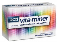 Acti Vita-miner, zestaw witamin i minerałów, 60 tabletek