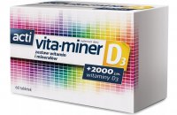 Aflofarm Vita-miner D3 acti 60 tabletek