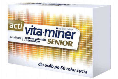 Aflofarm Vita-miner Senior acti 60 tabletek