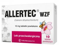 Allertec WZF 10 mg 10 tabletek