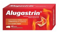 Alugastrin, smak miętowy, nadkwaśność żółądka, choroba wrzodowa żołądka i dwunastnicy, 40 tabletek