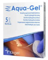 Aqua-Gel, Opatrunek hydrożelowy, odleżyny, oparzenia, rany, 10x12cm,  1sztuka