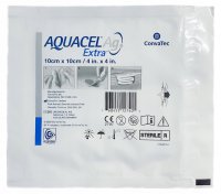 Aquacel Ag Extra, opatrunek 10x10cm, 1 sztuka