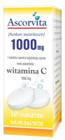 Ascorvita,  1000 mg, 10 tabletek musujących