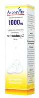 Ascorvita, 1000 mg, witamina C, 20 tabletek musujących