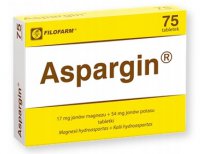 Aspargin, magnez, potas, 75 tabletek