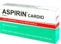 Aspirin, Cardio, 100mg, Inpharm, kwas acetylosalicylowy, 30 tabletek