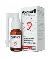 Axotonil, aerozol do uszu, na ból, zapalenie, ucha, 10ml