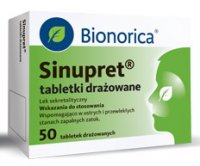 Bionorica, Sinupret, 50 tabletek