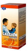 Calcium, Polfarmex,  pomarańczowy, syrop, profilaktyka, niedobór, wapnia, 150 ml