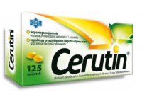 Cerutin, niedobór witaminy C i rutozylu, 125 tabletek