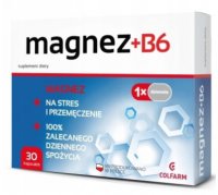 Colfarm, Magnez + B6, 30 kapsułek