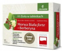 Colfarm, Morwa Biała forte + Berberyna, 60 tabletek