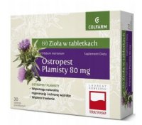 Colfarm, Ostropest plamisty 80 mg, 30 tabletek