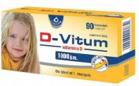 D-Vitum 1000 j.m., witamina D, 90 kapsułek twist-off