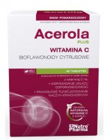 Data, Acerola Plus, 60 tabletek do ssania