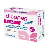 Dicopeg Junior Free  makrogol 3350 x 14 saszetek