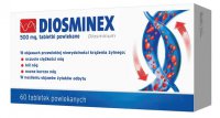Diosminex, 500 mg diosmina, żylaki, 60 tabletek