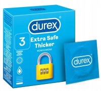 Durex, Extra Safe, prezerwatywy wzmocnione, 3 sztuki