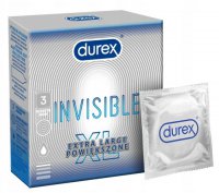 Durex, Ivisible XL, prezerwatywy powiększone, 3 sztuki