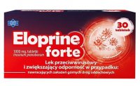 Eloprine,  Forte,  1000mg, lek przeciwwirusowy, odporność, 30 tabletek