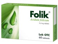 Folik, kwas foliowy, witamina b9, 0,4 mg x 60tabletek