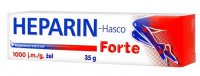 Heparin-Hasco Forte,1000 j.m/g, żel, zapalenie żył, żylaki kończyn, obrzęki, stłuczenia, krwiaki,35g