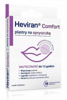 Heviran Comfort, Plastry na opryszczkę, 15 sztuk