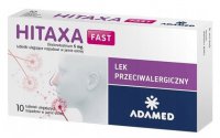 Hitaxa Fast 5mg , lek przecwalergiczny, 10 tabletek