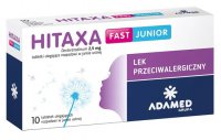 Hitaxa Fast junior lek przeciwalergiczny 2,5mg, 10 tabletek