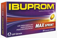 Ibuprom Max Sprint 400mg, 20 kapsułek