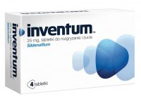 Inventum, 25 mg syldenafil, dla mężczyzn, 4 tabletki