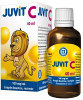 Juvit C , witamina C, w kroplach, 40 ml