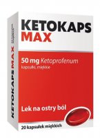 Ketokaps Max, 50 mg, 20 kapsułek