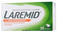 Laremid, 2 mg, 20 tabletek, Lek przeciwbiegunkowy