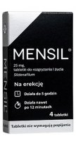 Mensil 25 mg, syldenafil, 4 tabletki