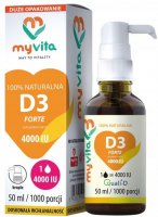 MyVita Witamina D3 Forte 4000IU 50 ml