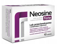 Neosine Forte, 1000 mg, lek przeciwirusowy, 10 tabletek