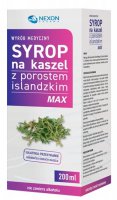 Nexon, Syrop, na kaszel z porostu islandzkiego, max, chrypka, 200ml
