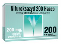 Nifuroksazyd, biegunka, 200 mg x 12 tabletek
