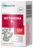 Novativ Witamina B12 forte 120tabletek