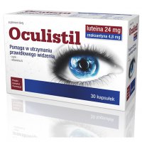 Oculistil, pomaga w utrzymaniu prawidłowego widzenia, 30 kapsułek