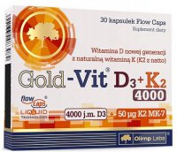 Olimp Gold-Vit D3 + K2 4000 30 kapsułek
