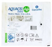 Opatrunek Aquacel Ag+ Extra 15x15 1 sztuka