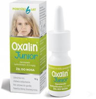 Oxalin Junior, żel do nosa, 0,5 mg/g, oxymetazolin, 10 g