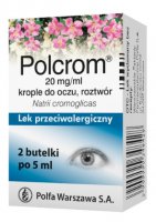 Polcrom, 20 mg/ml, krople do oczu, 2x5ml