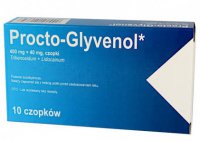Procto-Glyvenol, czopki doodbytnicze, 10 sztuk PhPoint