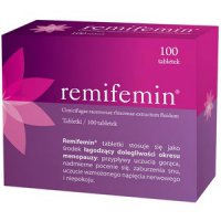 Remifemin, 20mg, menopauza, przypływy gorąca x 100 tabletek