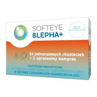 Softeye Blepha+ Chusteczki+kompres zestaw